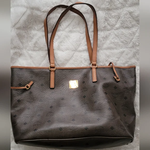 MCM Brown Tote (EUC) - Picture 2 of 4